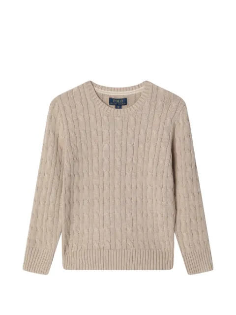 POLO RALPH LAUREN KIDS kabelstrikket sweater