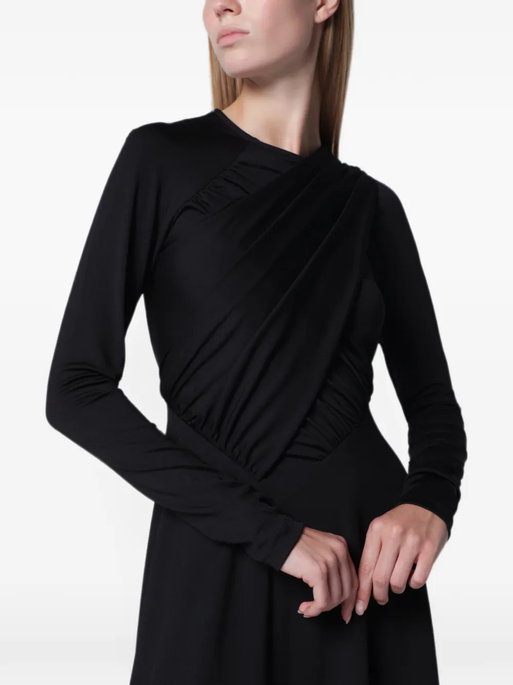 Victoria Beckham Asymmetrische jurk Zwart
