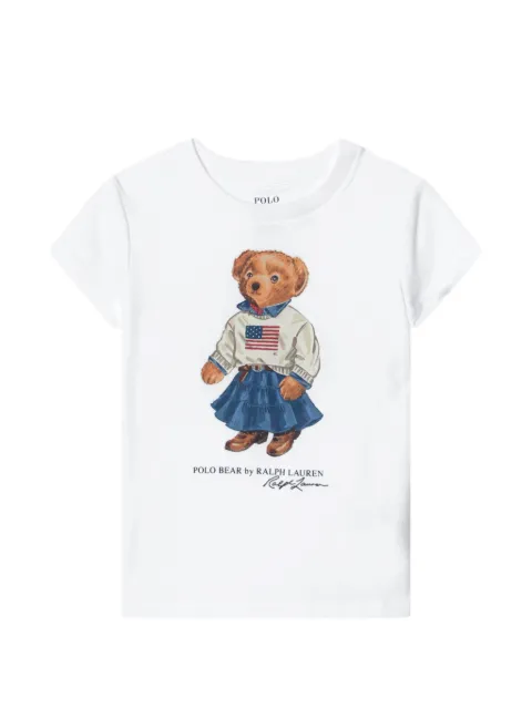 POLO RALPH LAUREN KIDS футболка с графичным принтом