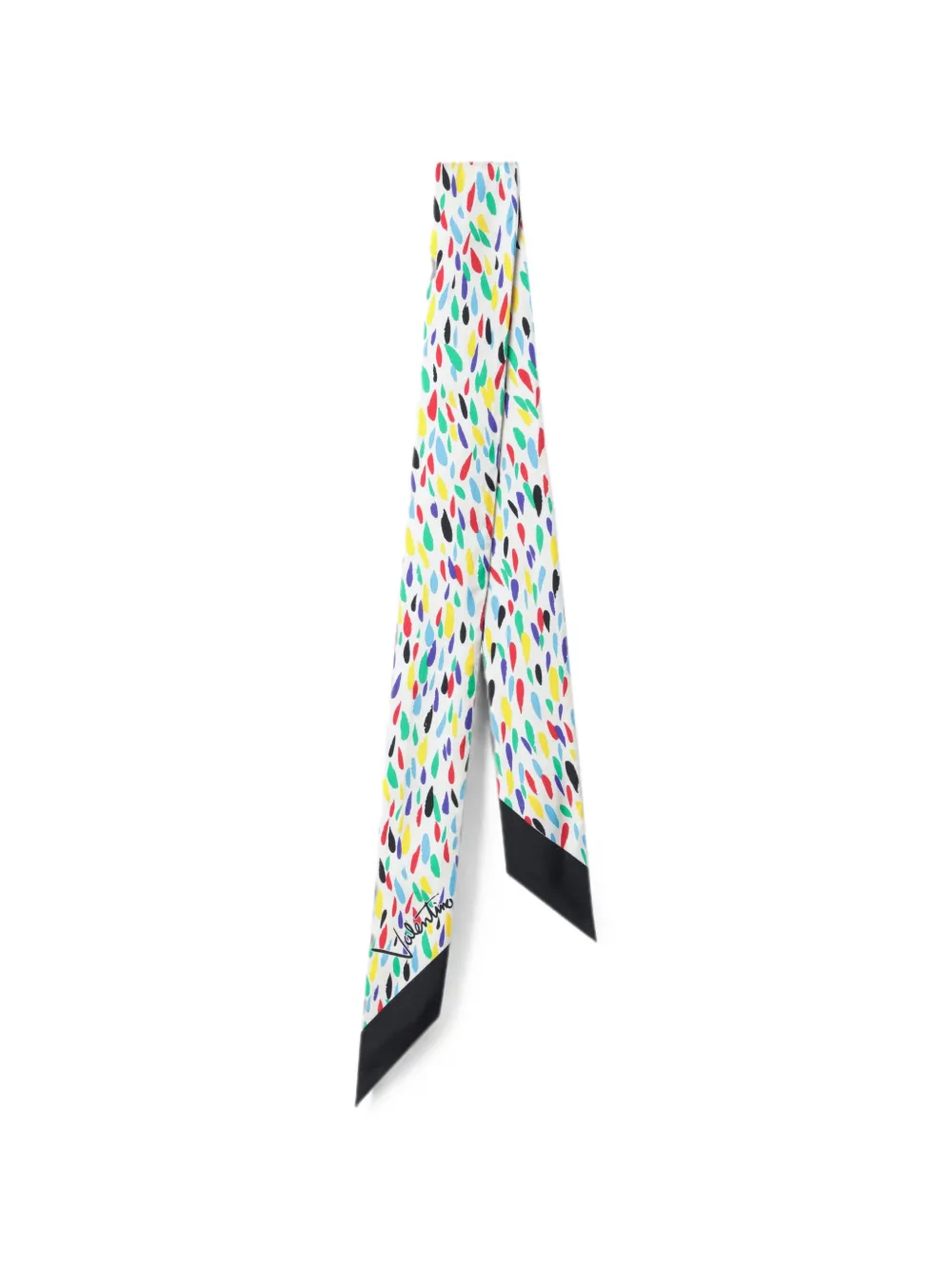 Valentino Garavani logo-print scarf - Bianco