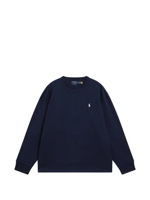Polo Ralph Lauren sudadera con hombros caídos y logo bordado