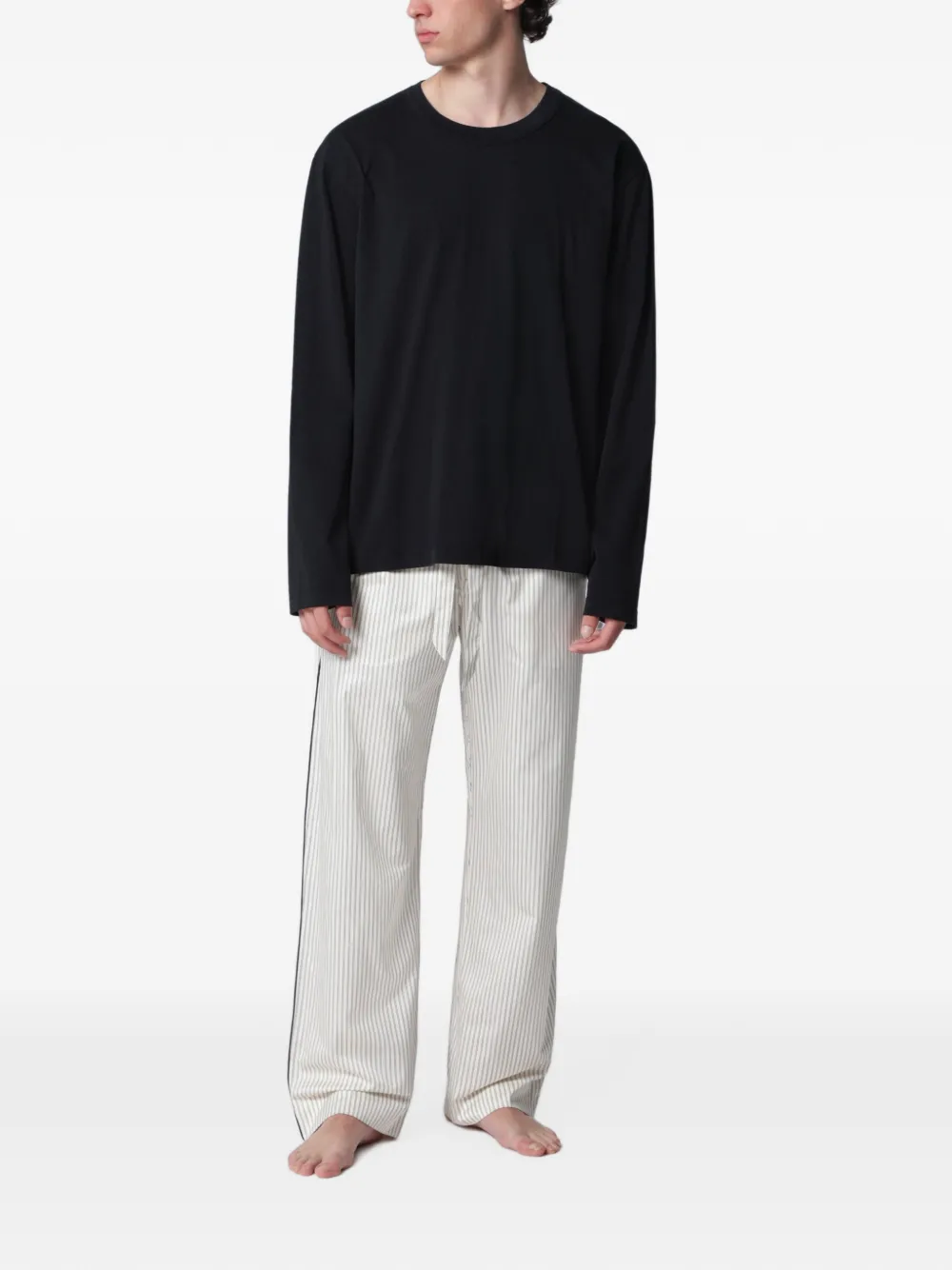 TEKLA T-shirt met lange mouwen Zwart