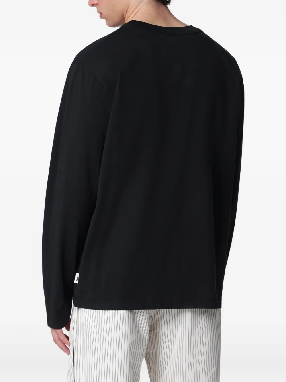 TEKLA T-shirt met lange mouwen Zwart