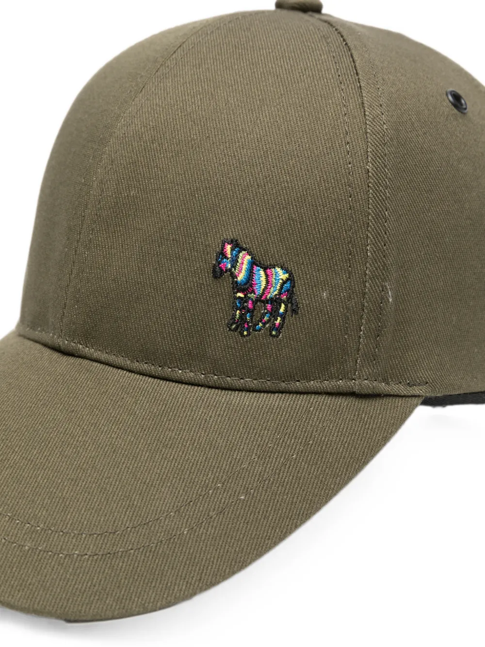 Paul Smith Honkbalpet met logopatch Groen