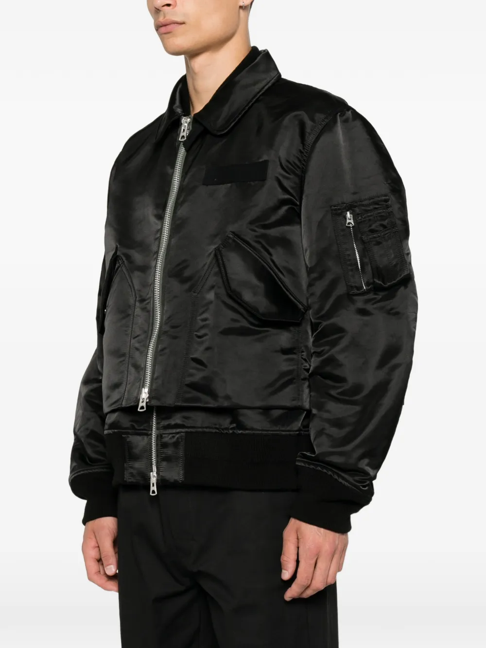 sacai Jack met rits Zwart