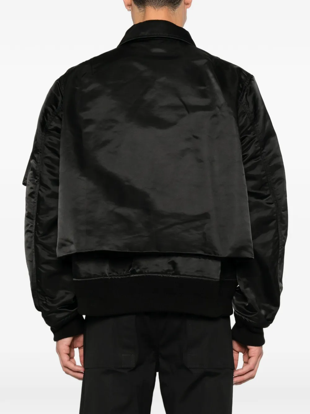 sacai Jack met rits Zwart