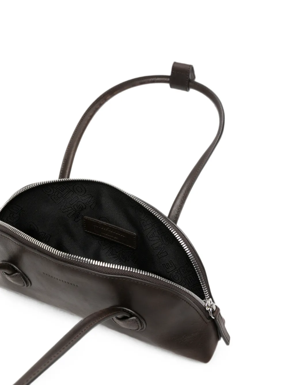 Marge Sherwood Kleine leren shopper Bruin