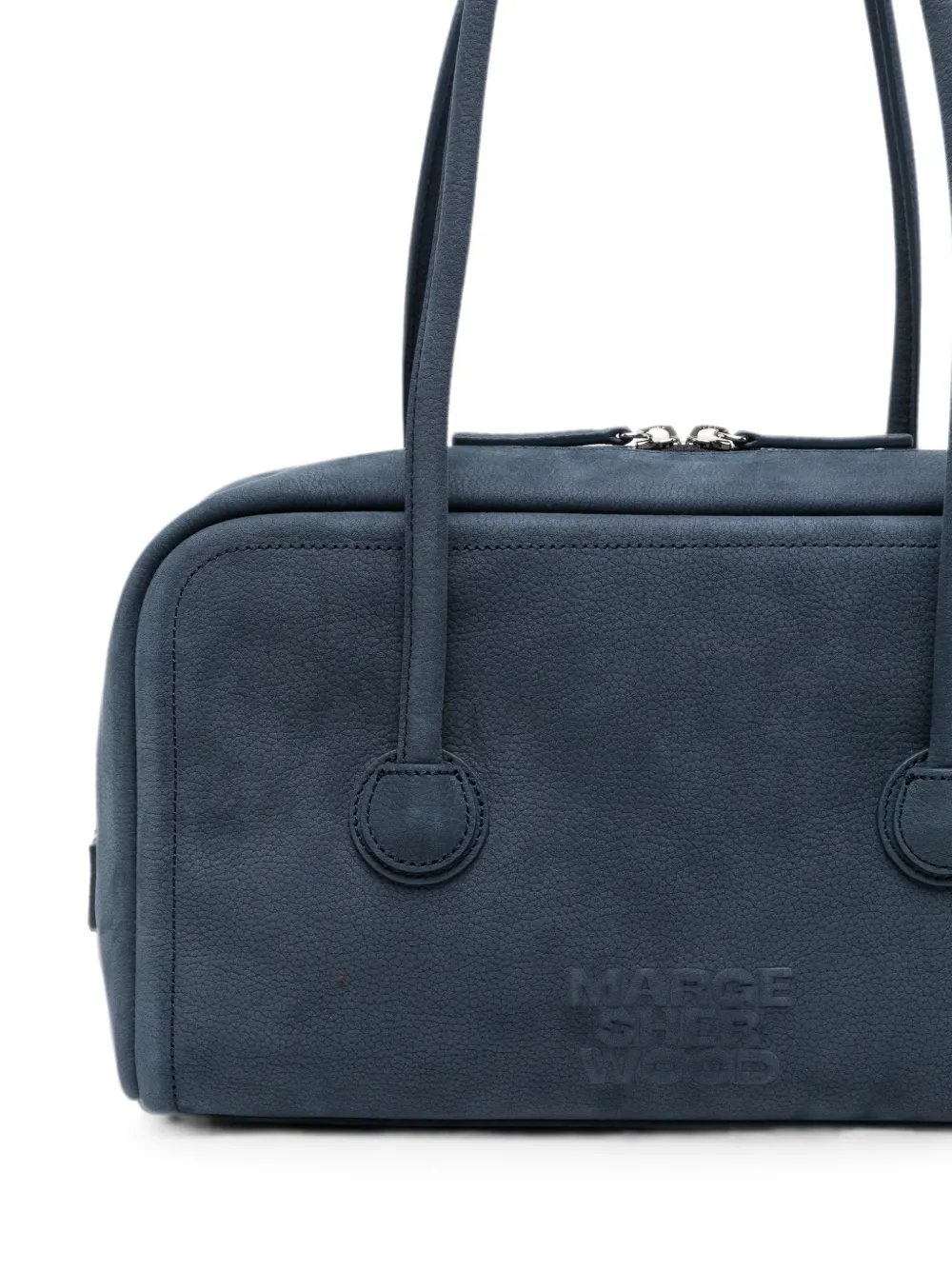 Marge Sherwood Boston nubuck leren shopper Blauw
