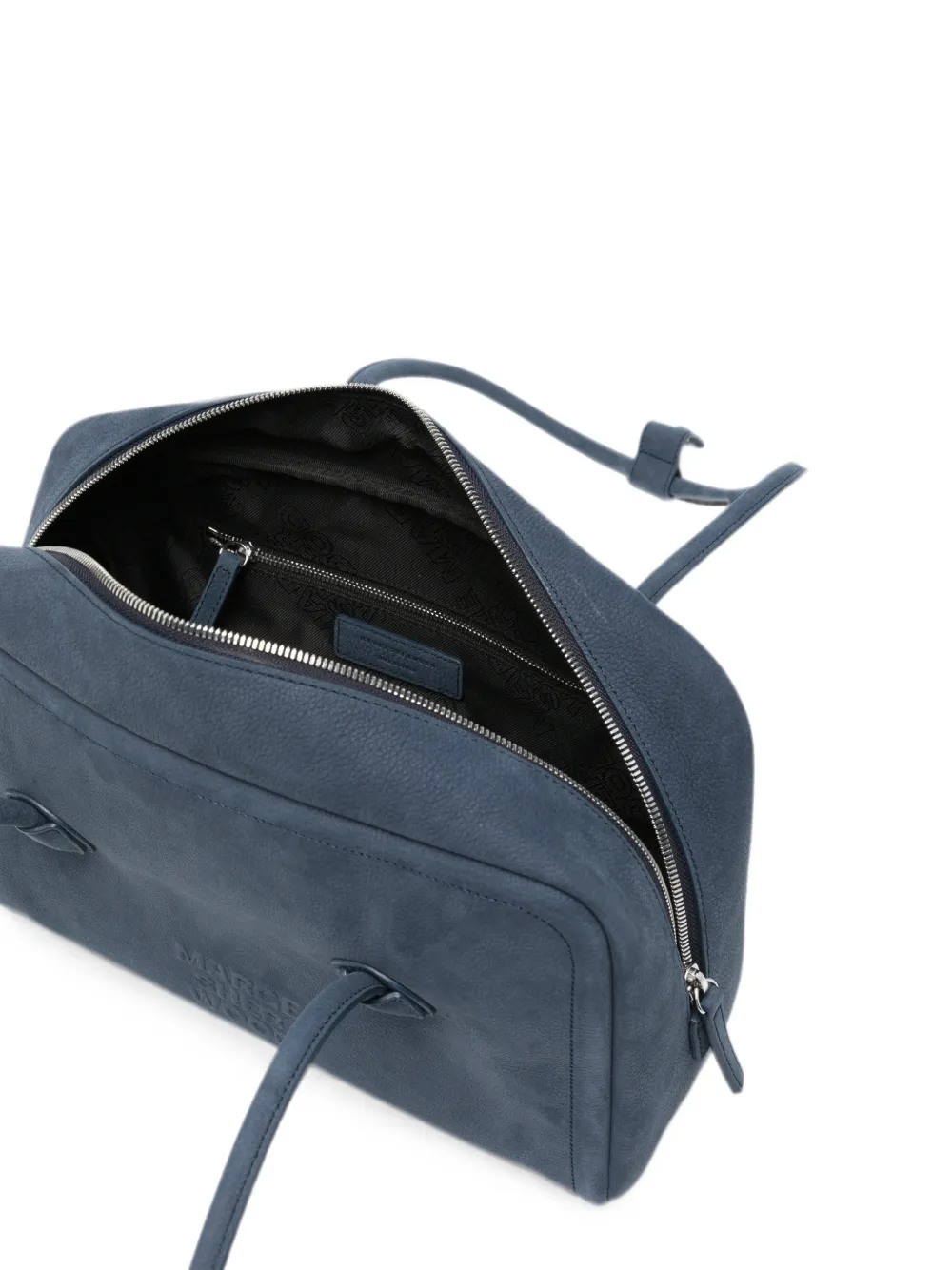 Marge Sherwood Nubuck leren shopper met logo-reliëf Blauw