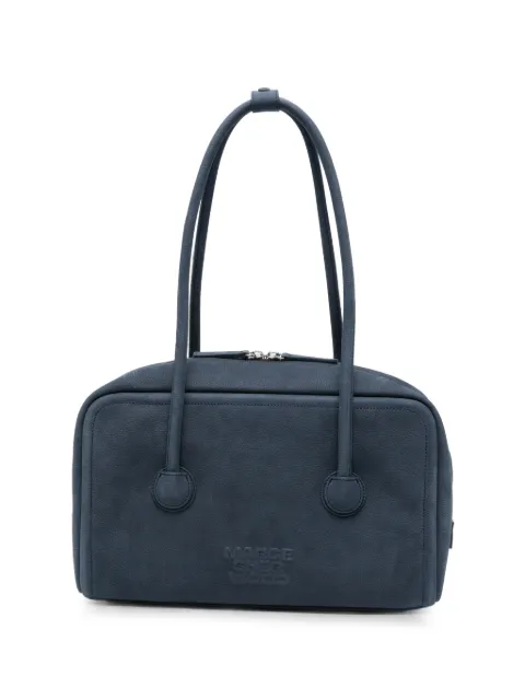 Marge Sherwood embossed-logo nubuck-leather tote bag