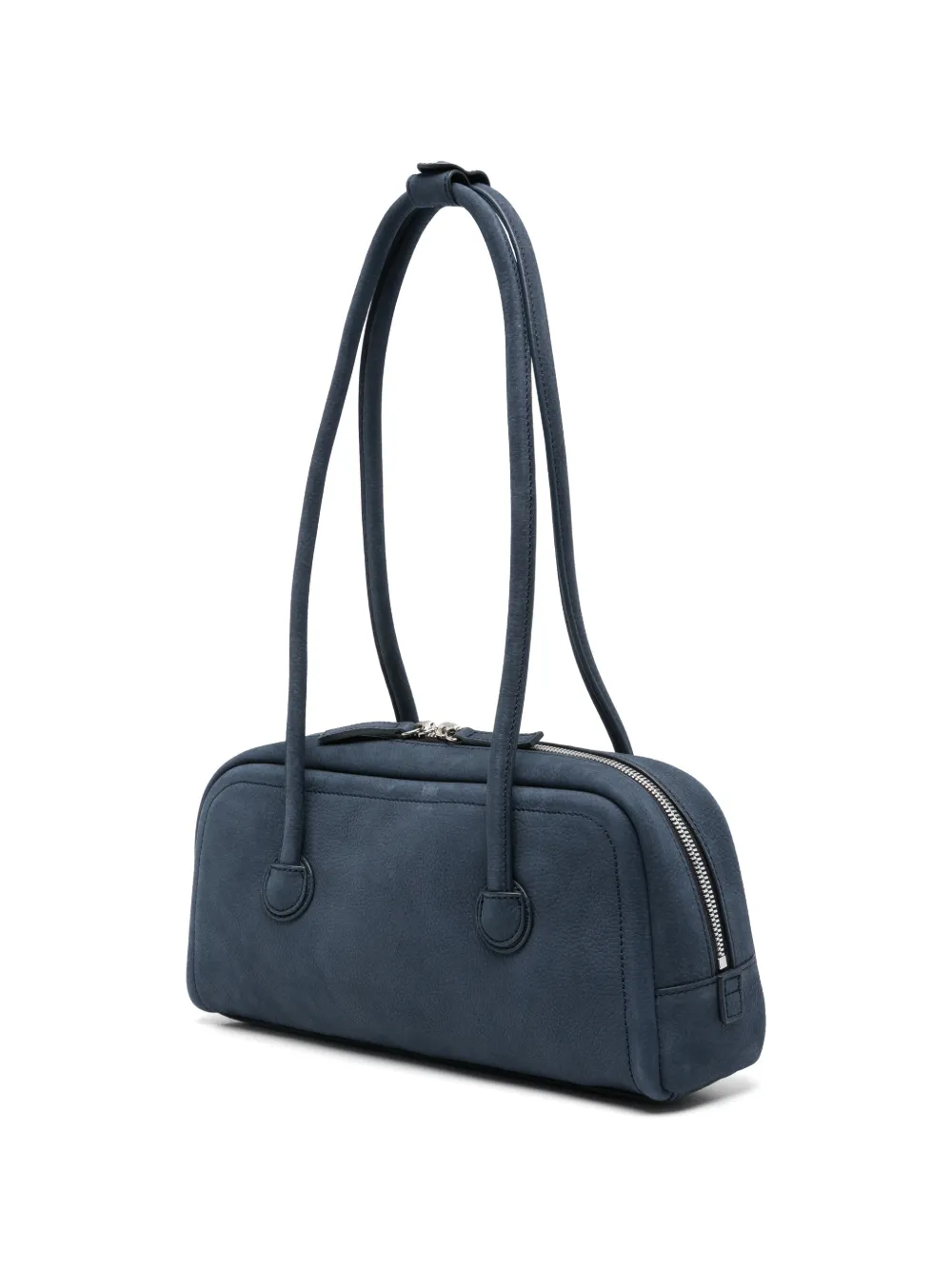 Marge Sherwood Nubuck leren shopper met logo-reliëf Blauw