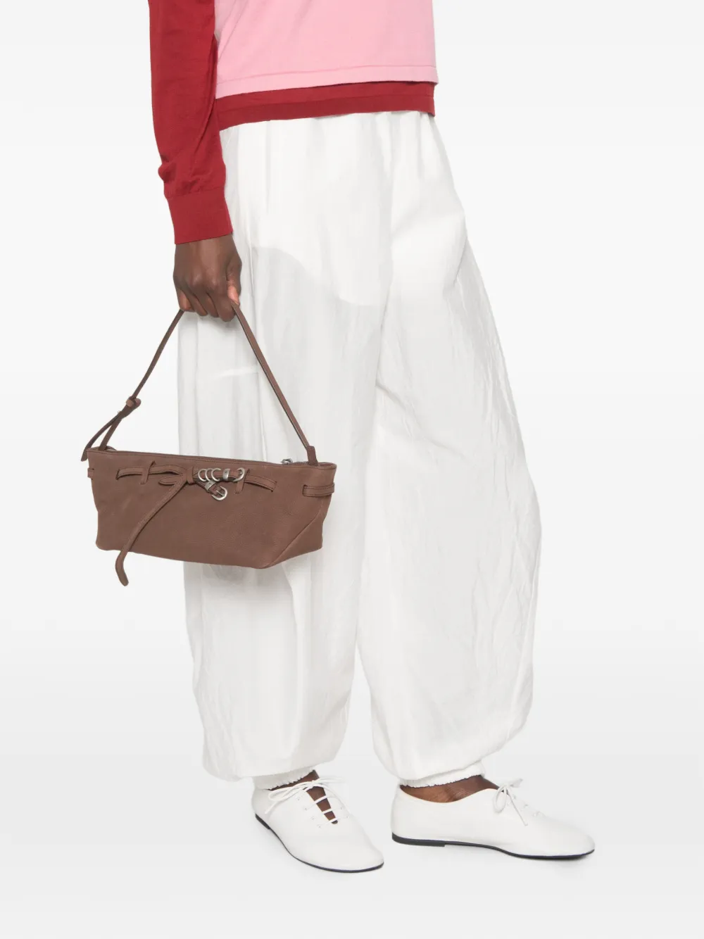 Marge Sherwood Grote Grandma leren shopper Bruin