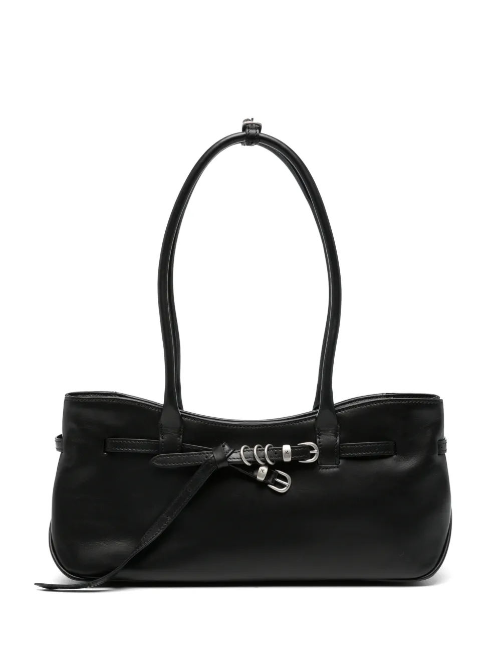 Marge Sherwood buckled leather shoulder bag - Nero