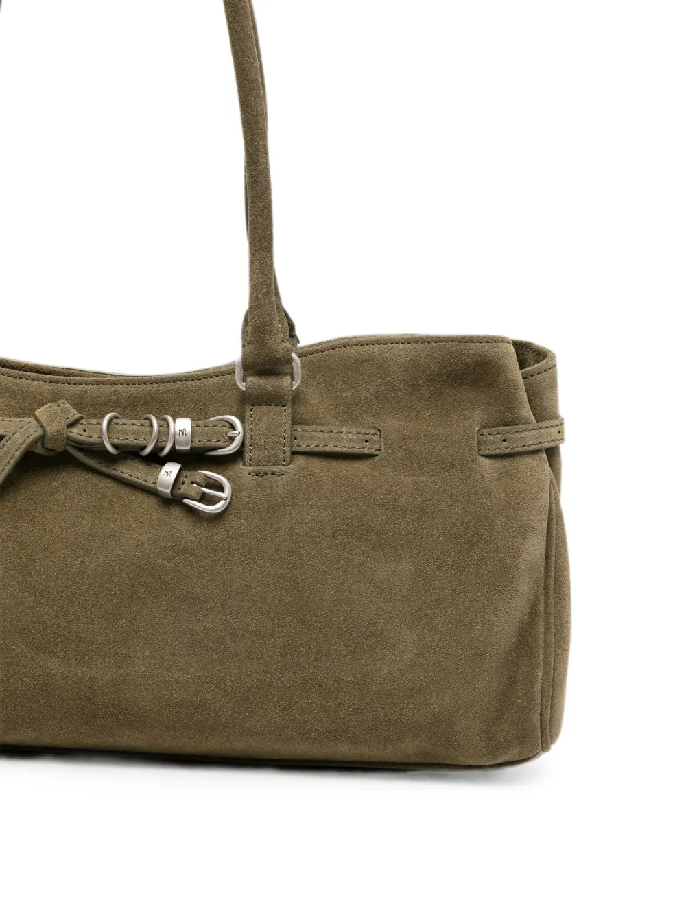 Marge Sherwood Grandma Used shopper met gespdetail Groen