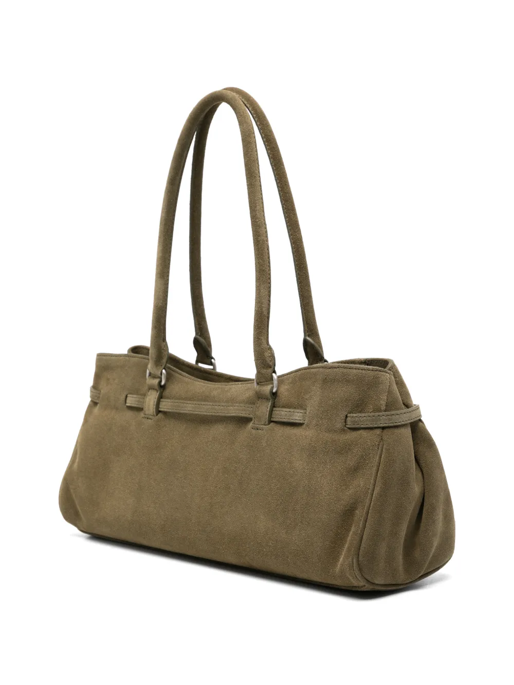 Marge Sherwood Grandma Used shopper met gespdetail Groen