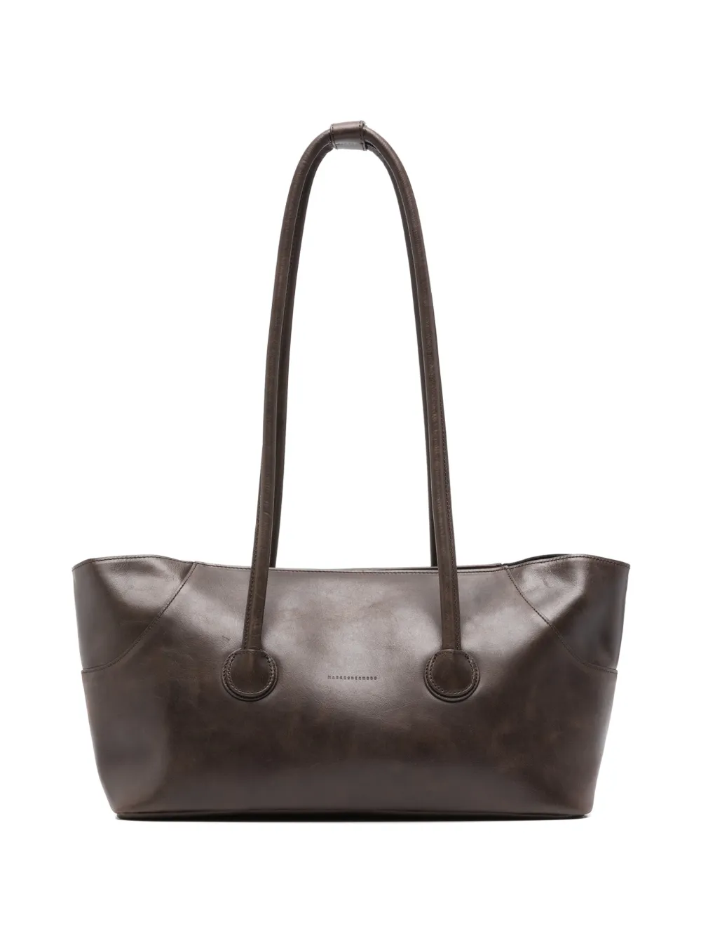Marge Sherwood leather tote bag - Marrone