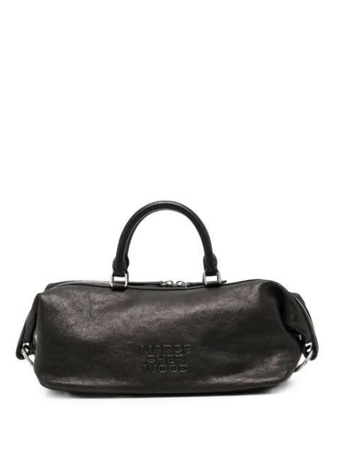 Marge Sherwood logo-embossed leather tote bag