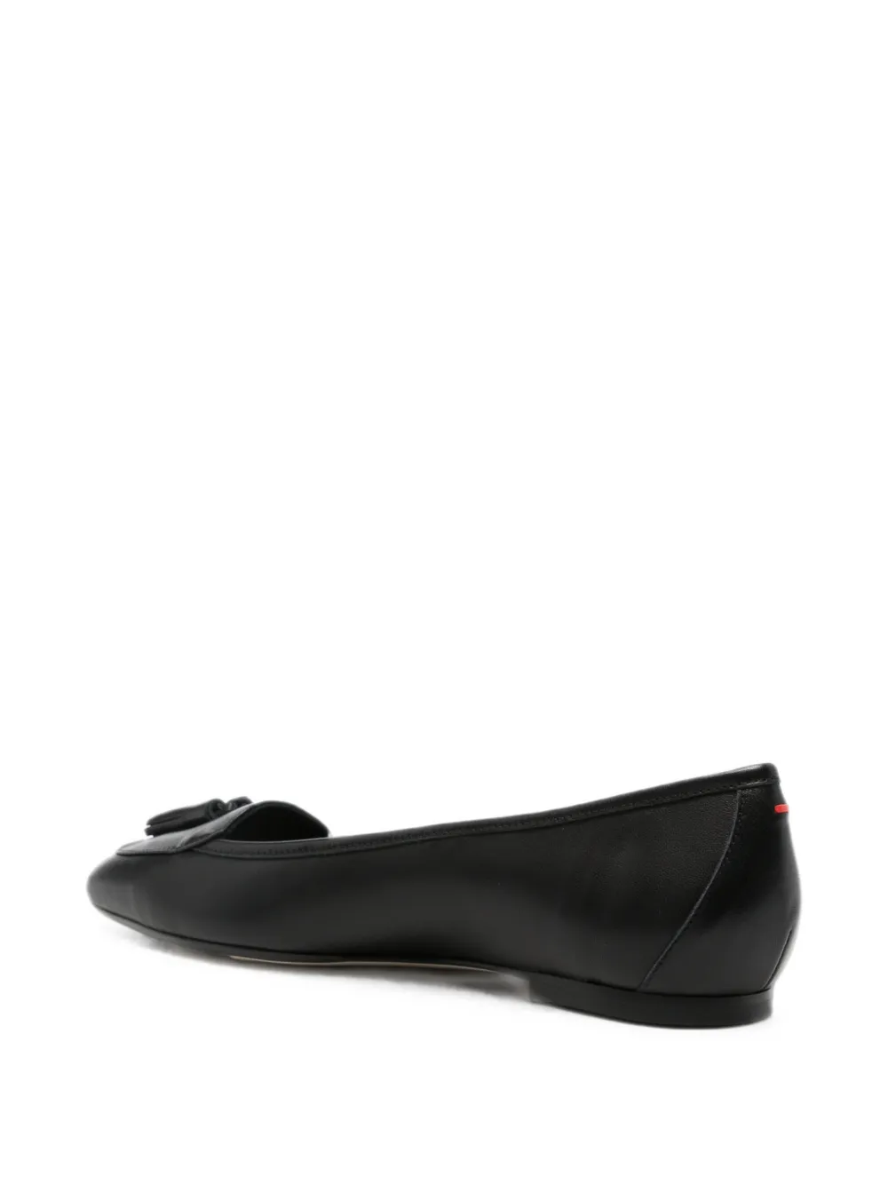 Aeyde tassel-detail leather ballet flats Zwart