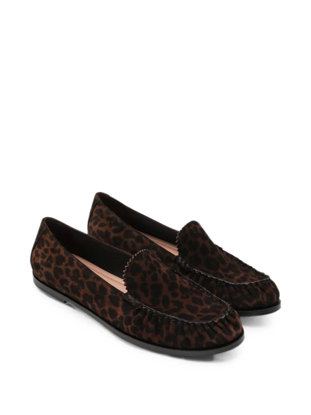 Aquazzura leopard-print loafers Bruin