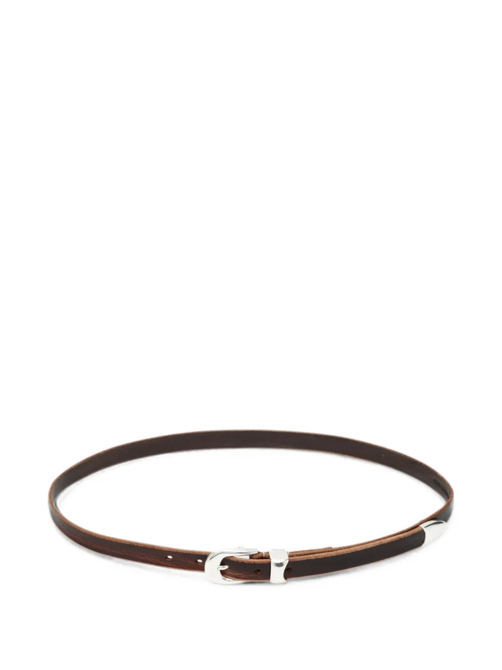 OUR LEGACY leather buckle-fastening belt
