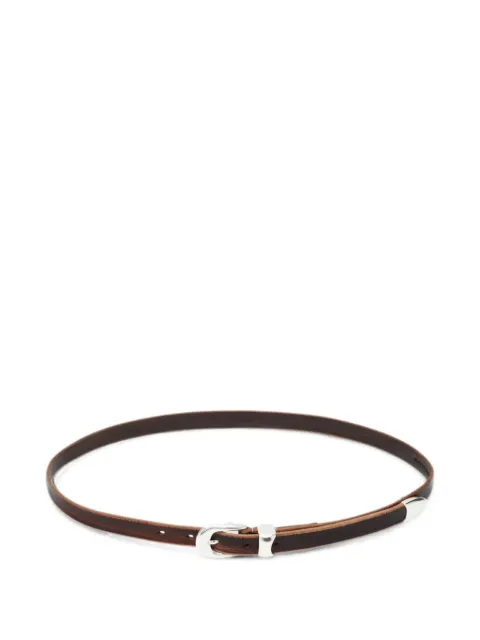 OUR LEGACY leather buckle-fastening belt