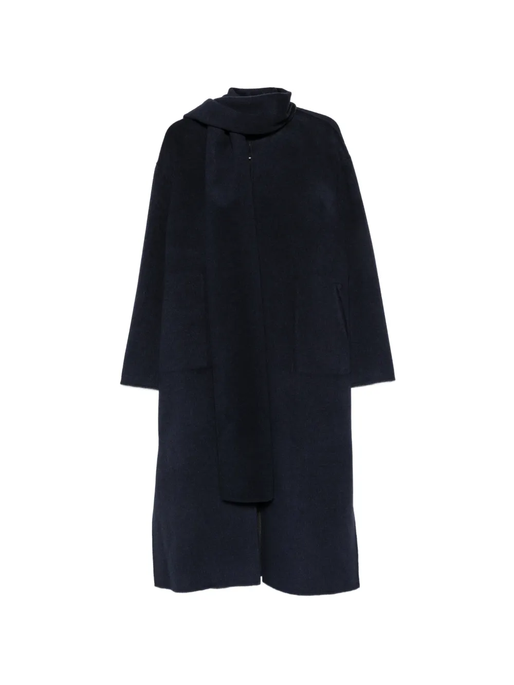ALICIA AUDREY Camilla scarf-detail coat - Blau