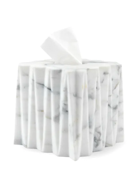 Editions Milano caja de pañuelos Fold jaspeada