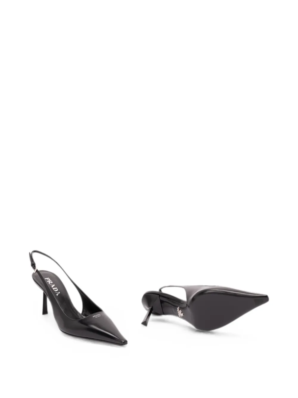 Prada slingback pointed-toe pumps Zwart