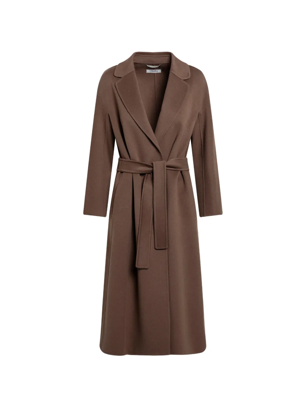 'S Max Mara belted wrap-style coat - Brown