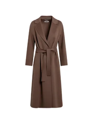 Loro Piana ダブルブレスト シルクコート | ブラウン | FARFETCH JP