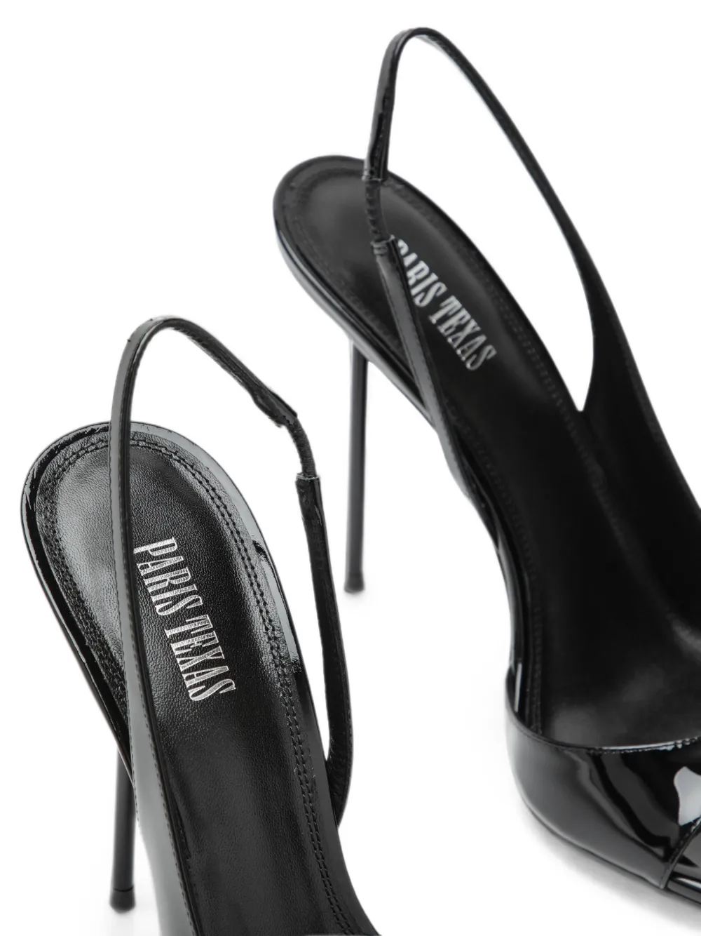 Paris Texas Lidia slingback sandals Zwart