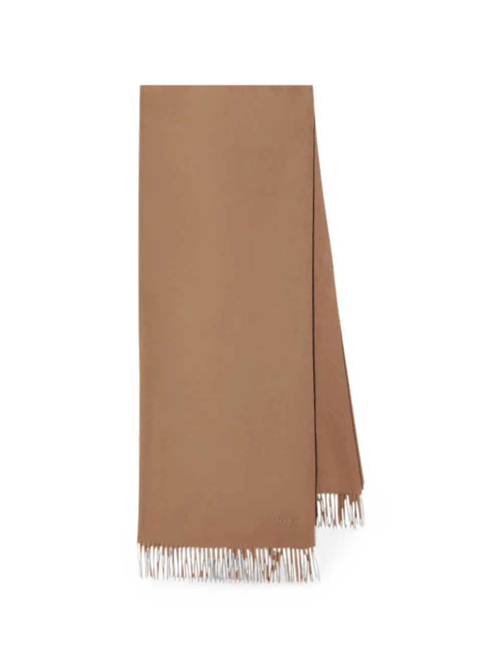 Max Mara Sciarpa con frange - Toni neutri