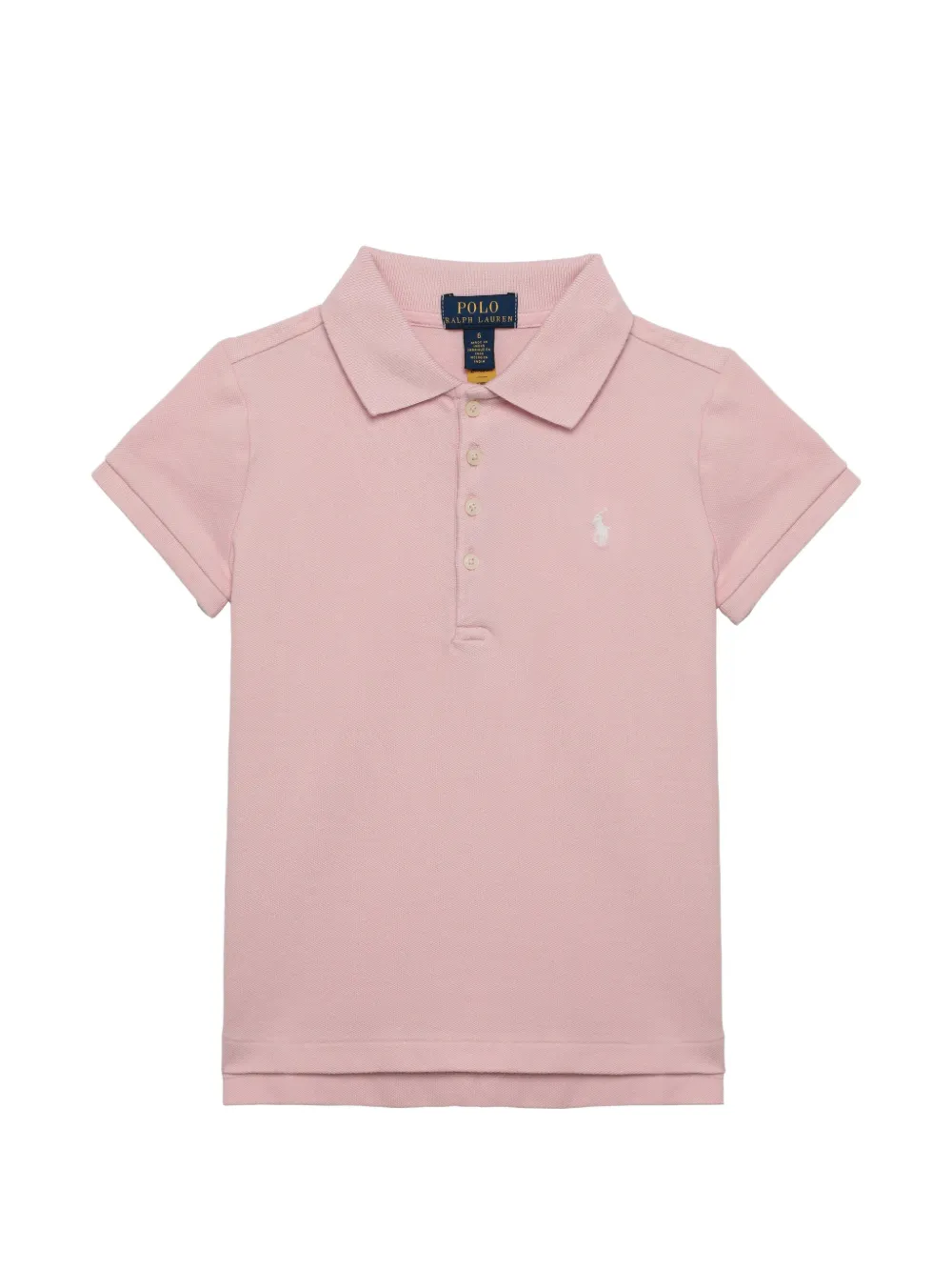 POLO RALPH LAUREN KIDS Poloshirt met geborduurd logo Roze