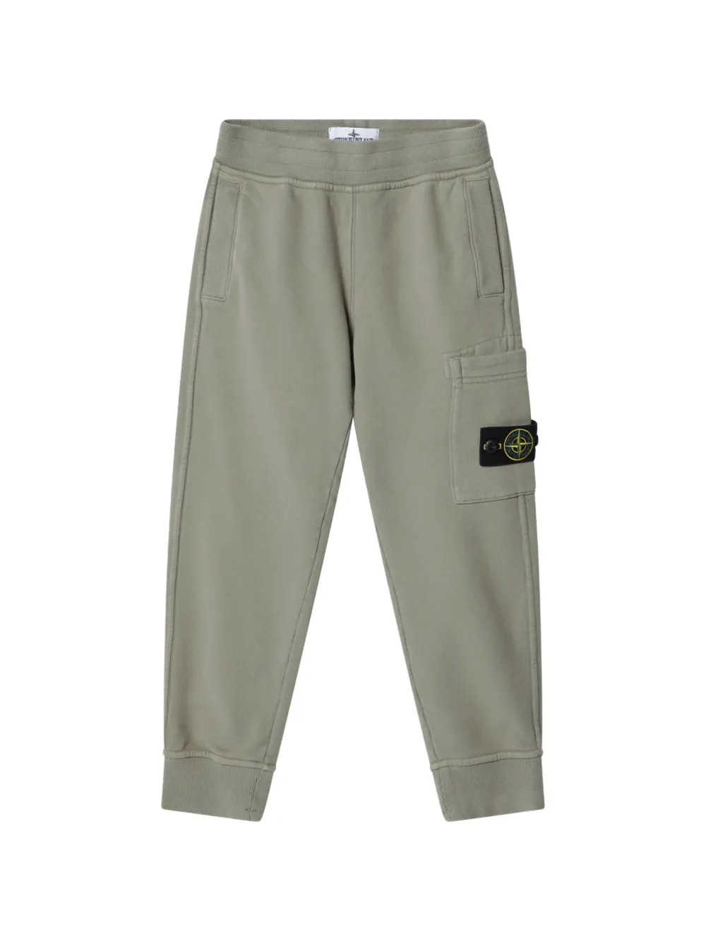 Stone Island Junior Pantaloni sportivi con applicazione - Verde