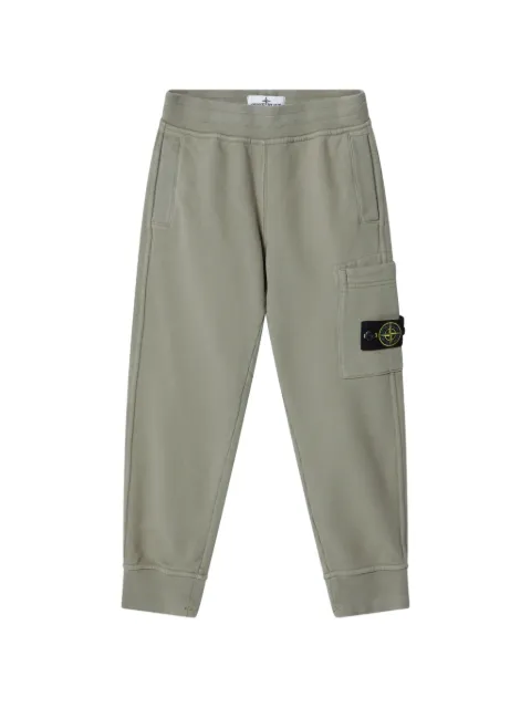 Stone Island Junior pants con parche del logo