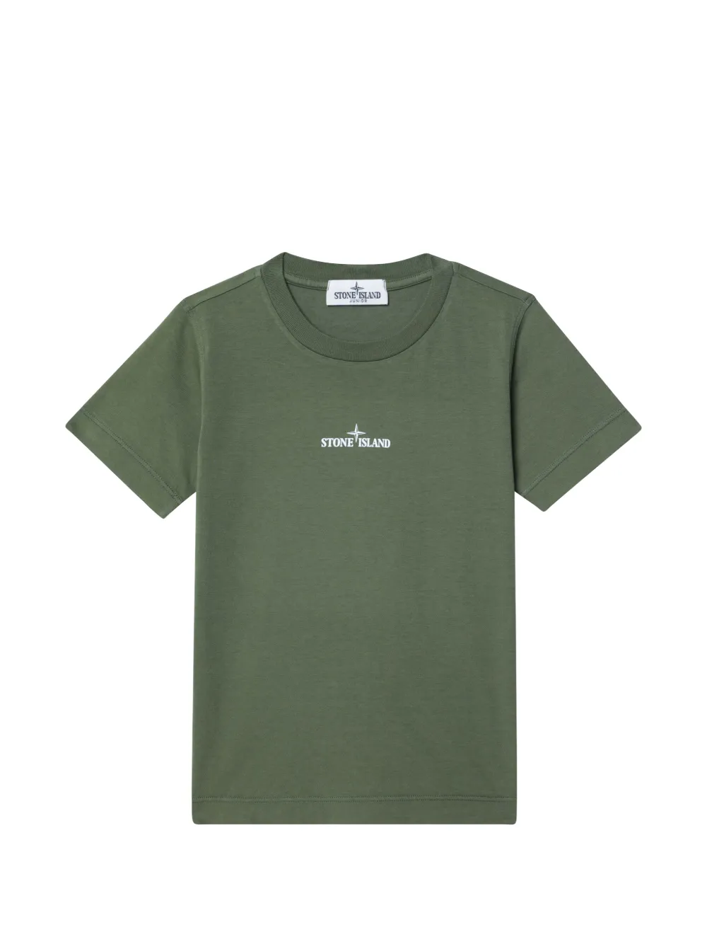 Stone Island Junior T-shirt con stampa - Verde