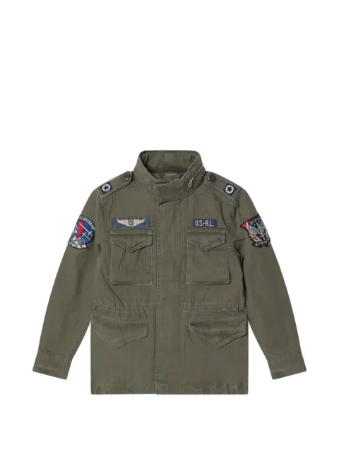 POLO RALPH LAUREN KIDS field-jakke med mærkedetalje