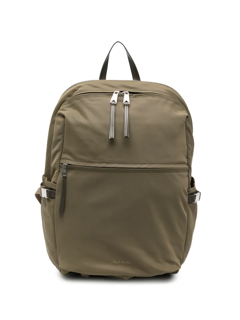 Paul Smith zip-fastening buckle-detail backpack - Verde