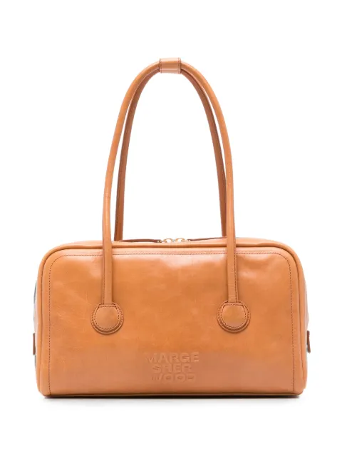 Marge Sherwood logo-debossed leather tote bag