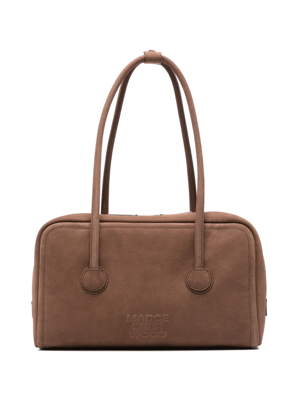 Marge Sherwood logo-debossed shoulder bag - Marrone