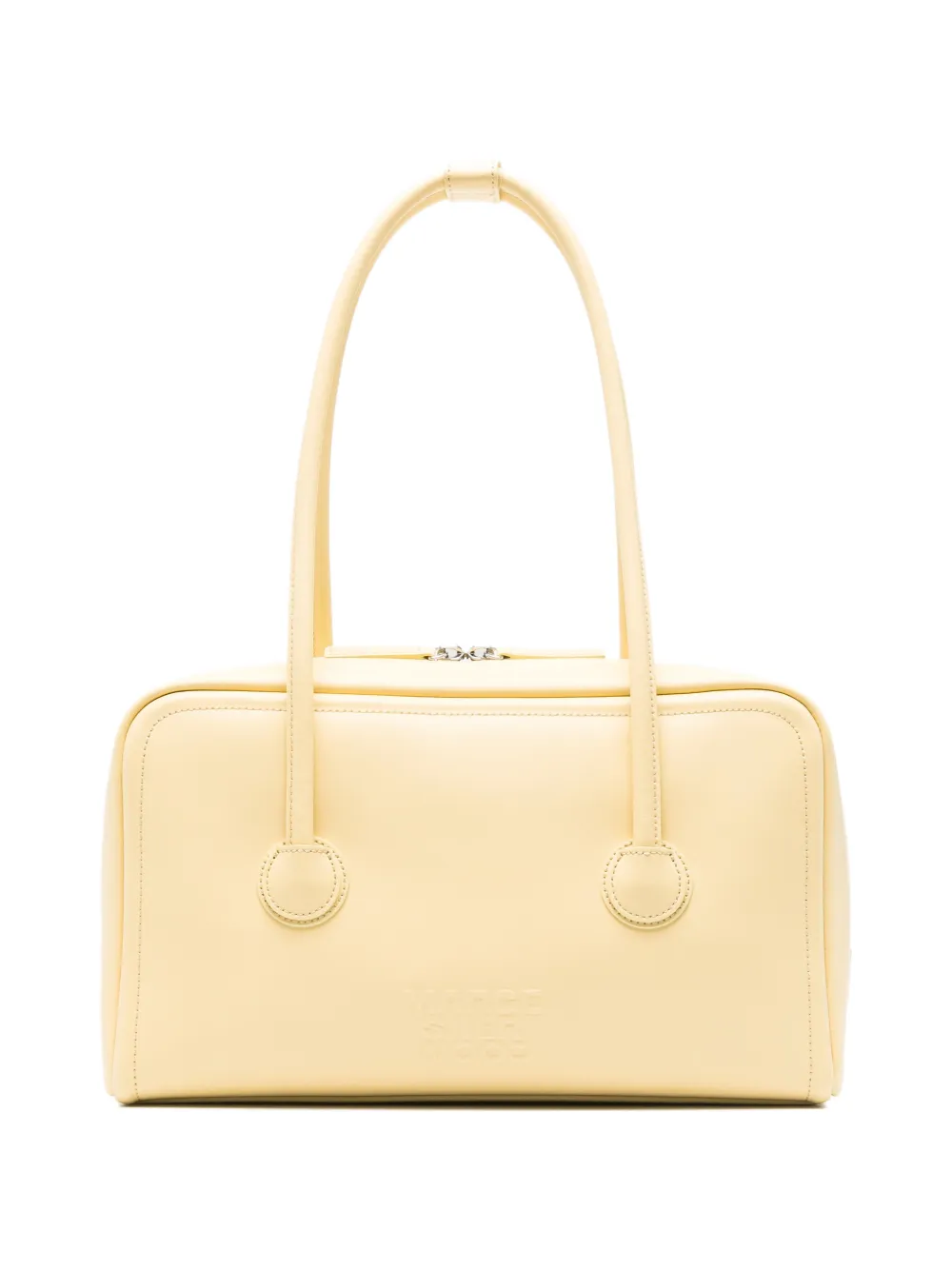 Marge Sherwood logo-embossed leather tote bag - Giallo