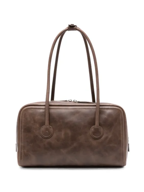 Marge Sherwood logo-embossed leather tote bag