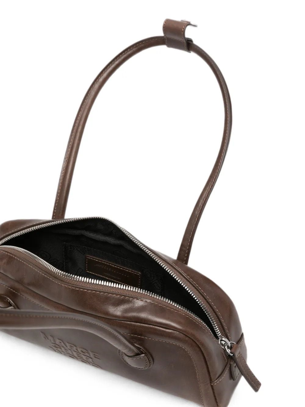 Marge Sherwood Soft Boston EW leren shopper Bruin