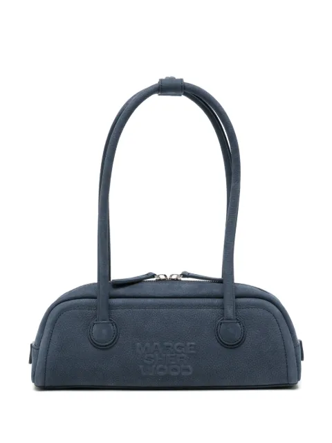 Marge Sherwood logo-embossed nubuck-leather tote bag