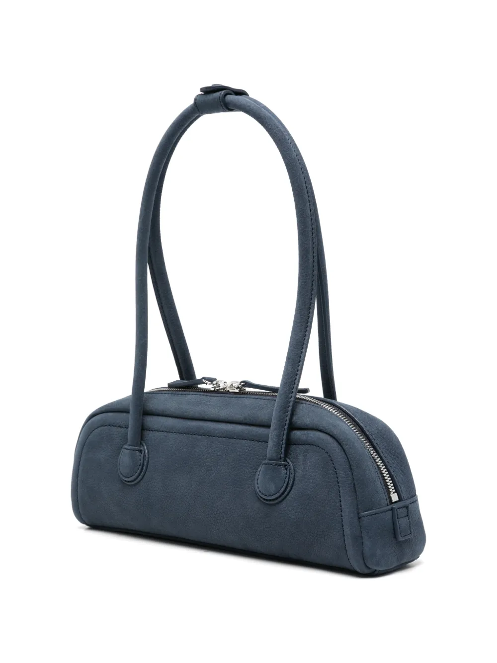 Marge Sherwood Nubuck leren shopper met logo-reliëf Blauw