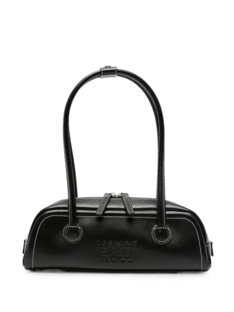 Marge Sherwood mini contrast-stitch leather shoulder bag