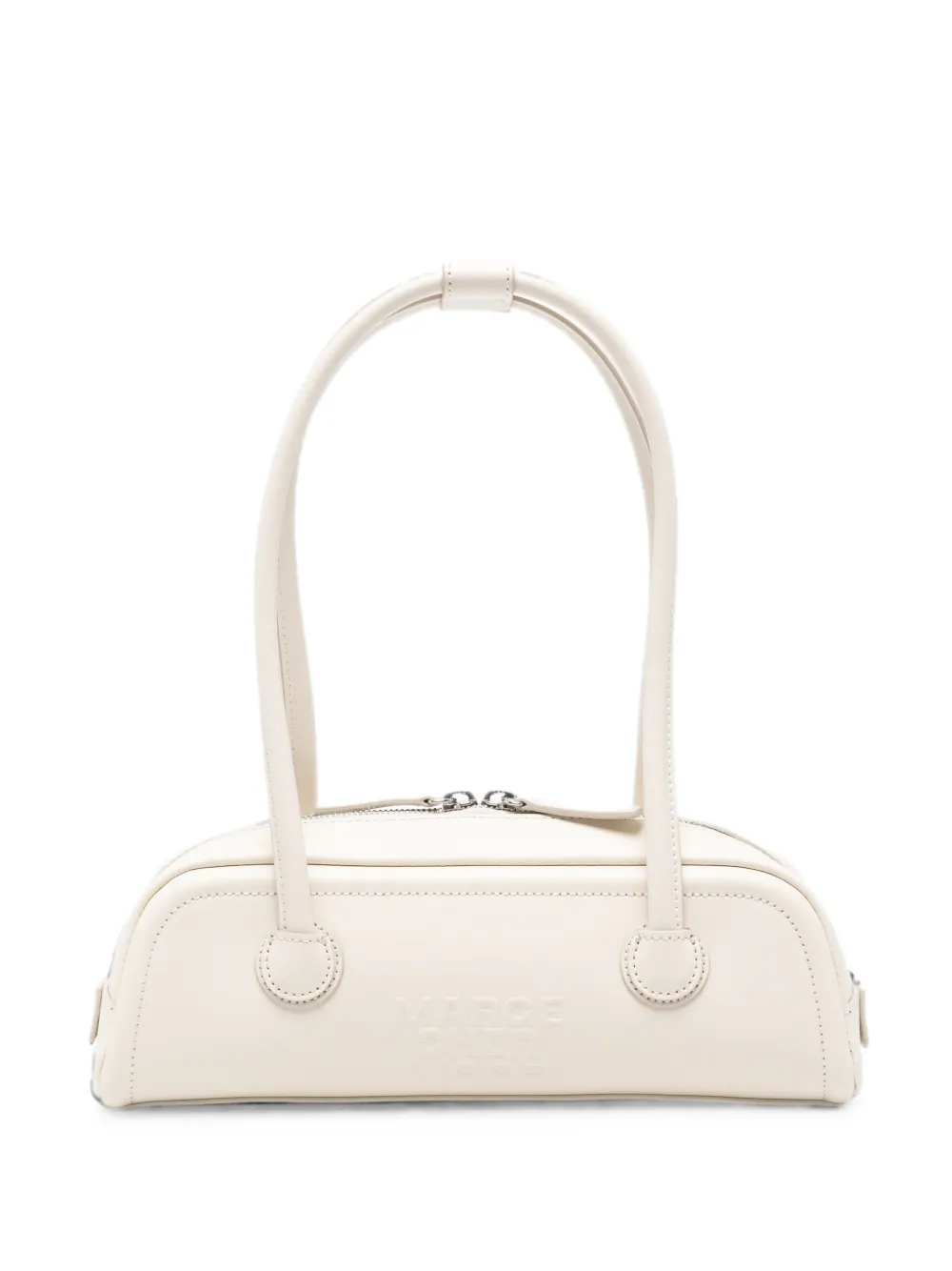 Marge Sherwood embossed-logo leather tote bag - Toni neutri