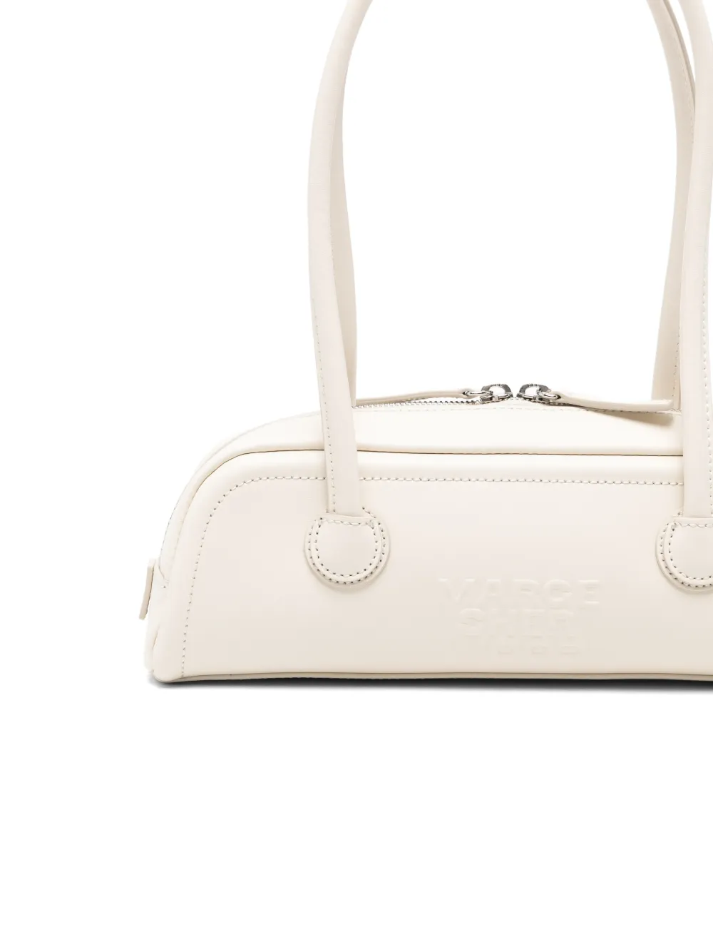 Marge Sherwood Leren shopper Beige