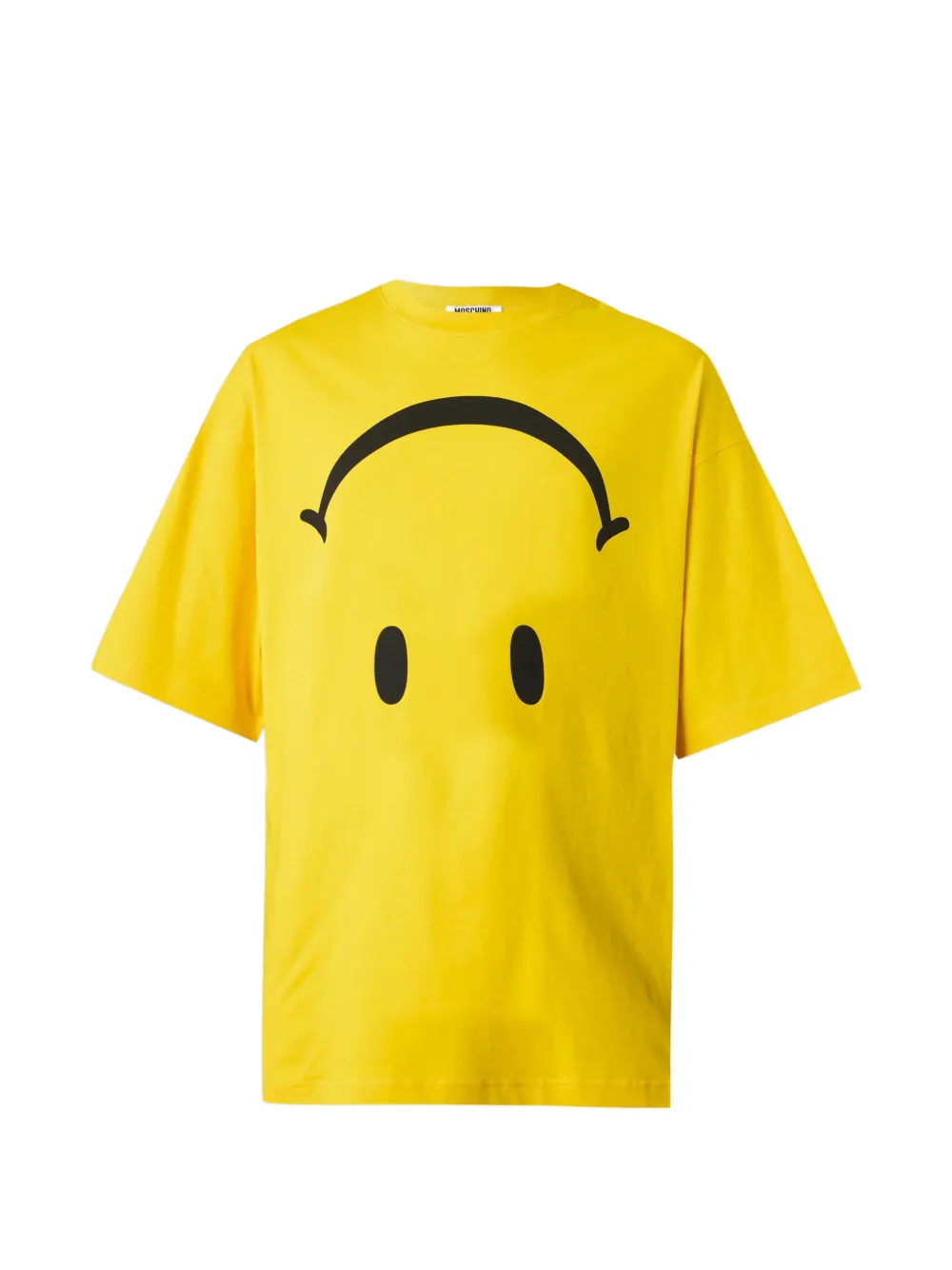 Moschino x Smiley graphic-print cotton T-shirt - Giallo