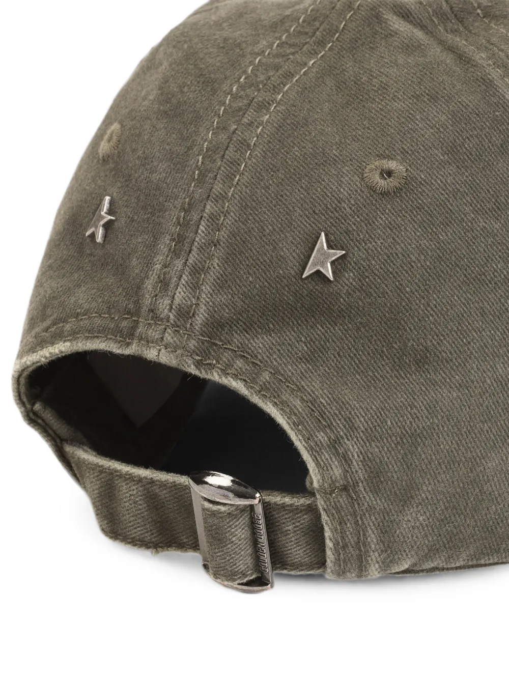 Golden Goose Honkbalpet met logopatch Groen